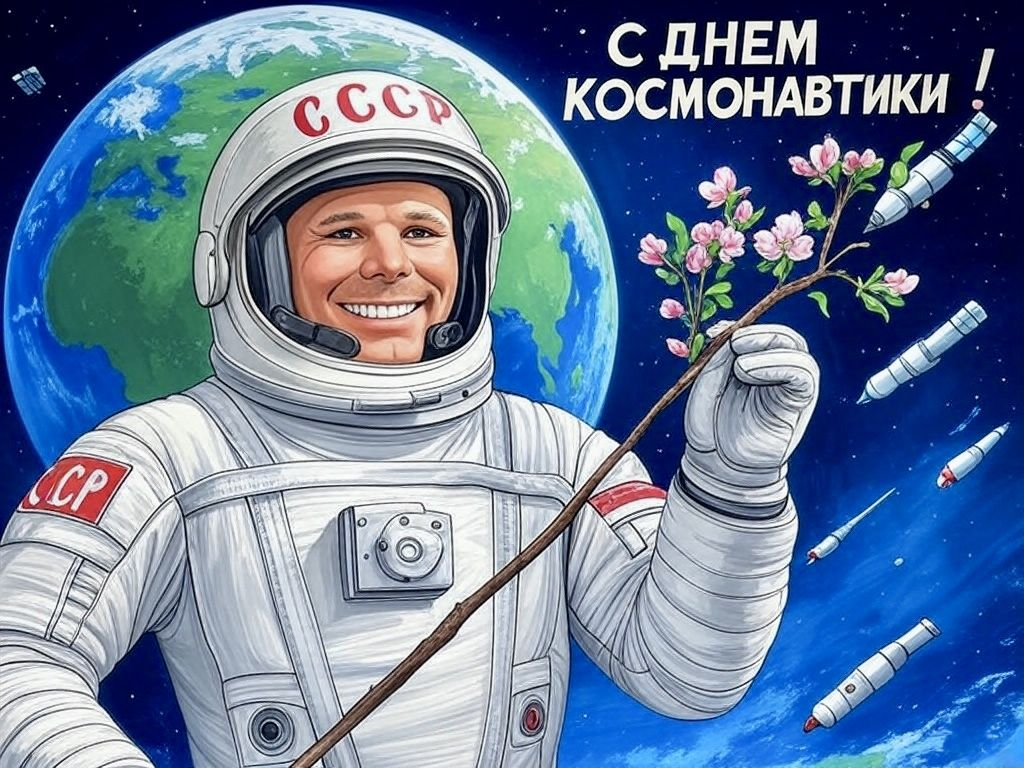 С Днём Космонавтики!